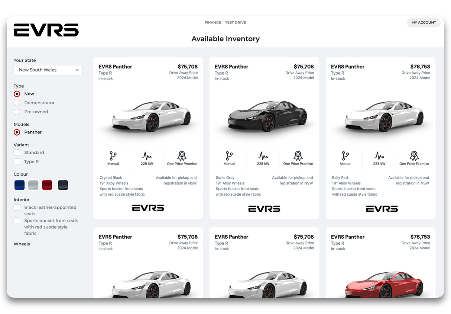 OEM Inventory Website